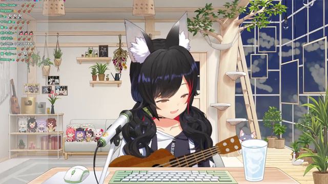 [Ookami Mio] [Ukulele] - 大きな古時計 (Ooki Na Furudokei) / Hirai Ken