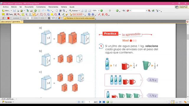 Clases de Matemática: 4to Grado Unidades de Capacidad I