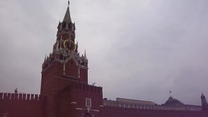 Бой курантов Спасской башни перед Пасхой 14 апр 2012