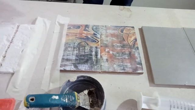 Нанесение эпоксидной затирки шприцом, быстро, аккуратно.