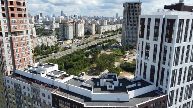 Ход строительства ЖК "Тихомиров" (конец июля 2022г.) смотреть онлайн