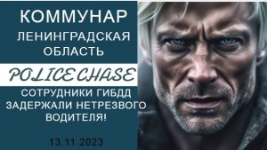 В Коммунаре в Ленинградской области стражи порядка со стрельбой задержали нетрезвого водителя.