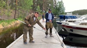 Чудо-багор - швартовка в одиночку! Robship Hook & Moor