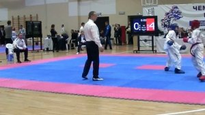 Орех - Харитонов Первенство России по тхэквондо ИТФ спарринги до 35 кг 11-13 лет