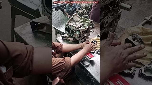 3 cylinder engine Toyota vitz ring piston install смотреть онлайн