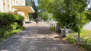Сыктывкар прогулка по улице Коммунистическая в жаркую погоду