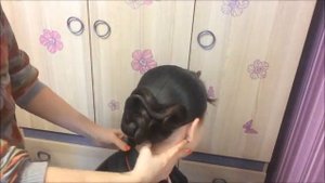прическа для спортивных бальных танцев №10