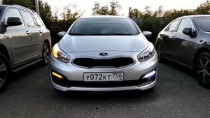 KIA CEED JD ДХО+Поворот#1