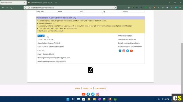 Airline Reservation System Project in spring boot | Springboot project | Spring security project смотреть онлайн