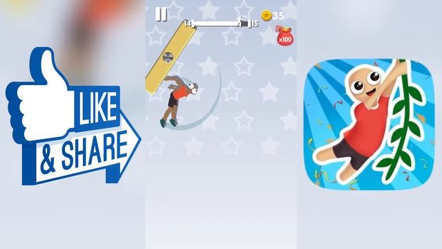 Flip Man - Cool Flip Game || Level 1-25 || iOS смотреть онлайн