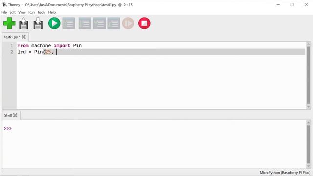 Raspberry Pi Pico - MicroPython in Thonny and Blink an LED смотреть онлайн