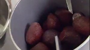 Нарезка свеклы ломтиками 3 мм на RG HALLDE_Beetroot slicer 3 mm_ROVABO