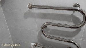 Второй полотенцесушитель в самотечной системе отопления. Да, так можно.