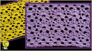 УЗОР КРЮЧКОМ с ЭЛЕМЕНТАМИ ФИЛЕЙНОЙ СЕТКИ