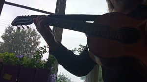 "Тонкая рябина", фрагмент/Семиструнная гитара