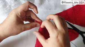 Снеговик из ниток• Поделка в школу • Новогодний декор своими руками.