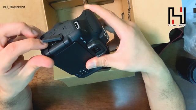 فتح وتشغيل كاميرا كانون  Canon EOS 750D  اول كاميرا بروفيشنال اشتريها