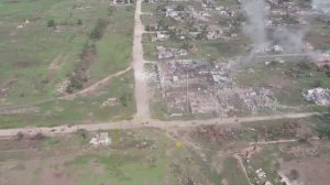 Освобождение военными ВДВ села Благодатное в Николаевской области