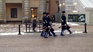 Смена Королевского Караула Стокгольм Швеция