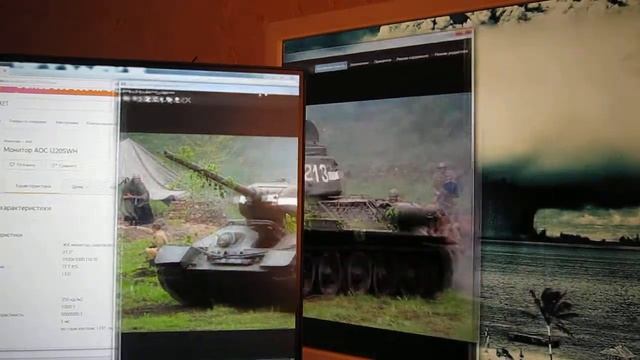 Обзор монитора AOC Value Line I220SWH в сравнении против монитора Samsung 971p. IPS vs PVA IPS vs V смотреть онлайн