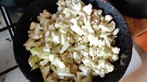 Простой вкусный рецепт жареной цветной капусты.A simple delicious fried cauliflower recipe.