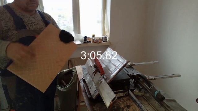 Идеальная заусовка 45°#2.0 Улучшения недорогого электро плиткореза