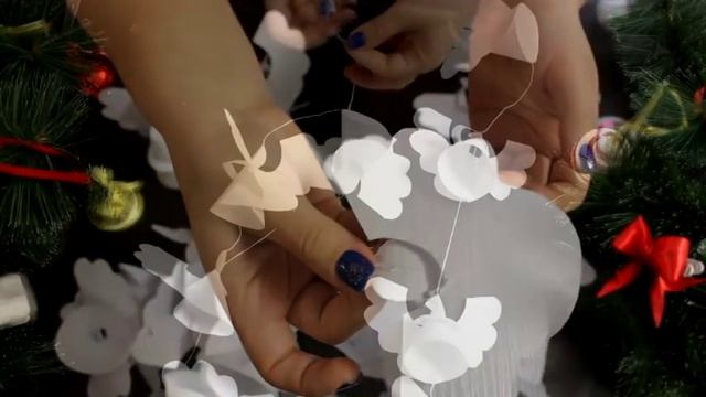 Новогодние гирлянды своими руками  3 простые идеи