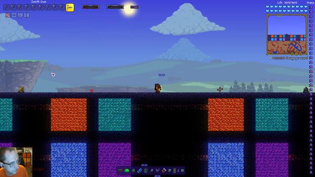 Terraria Supreme Buffed Zenith Gun Vs Echdeath смотреть онлайн
