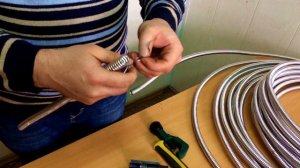 Видео - инструкция по изготовлению гибкой подводки из нержавеющей стали
