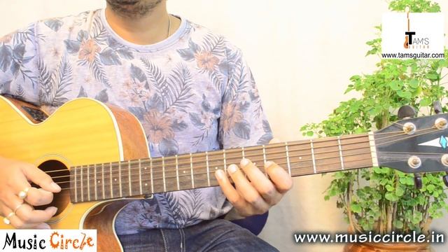Kal ho na ho guitar lesson for beginners | melody tabs | Tamsguitar смотреть онлайн