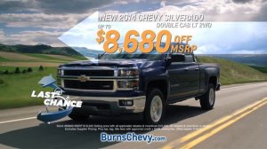 Burns Chevrolet Cadillac-Last Chance First Chance