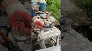 крепёж для чугунных батарей в полевых условиях!