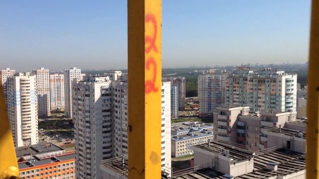 Вид с башенного крана Трехгорка смотреть онлайн