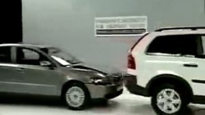 Crash Test: Volvo S40 vs XC90.