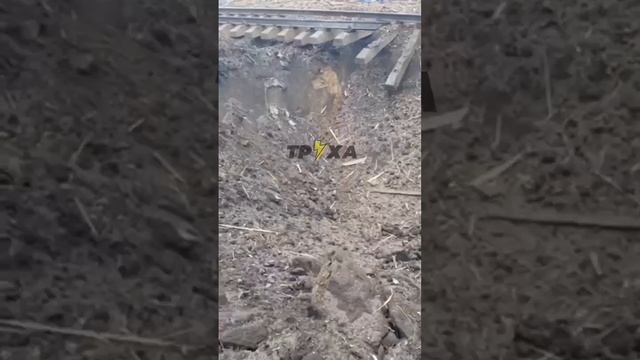Последствия утреннего ракетного удара по ж/д узлу в городе Малин Житомирской области