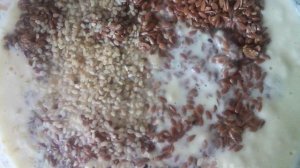 Хлеб с семенами запеченный в рукаве