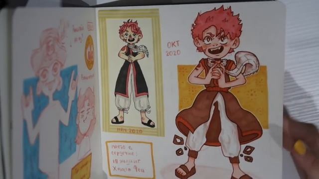 обзор на семидневный скетчбук// зеленый как болото смотреть онлайн