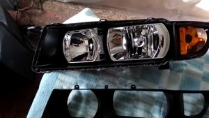 Делаем светодиодные линзы BI LED для Мицубиши Галант своими руками 12 Разбераем фары