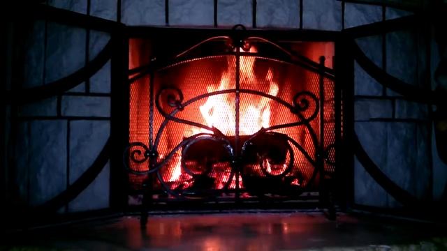 Камин. Тепло и успокаивает. смотреть онлайн