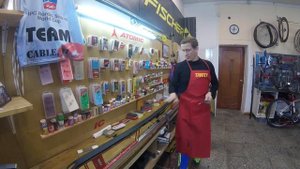 Обработка беговых лыж.