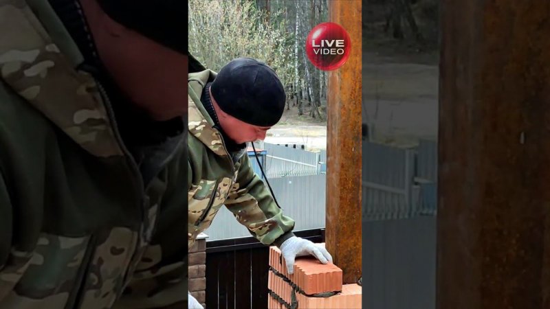 БАЛАШИХА. Выкладываем опорный столб под армопояс. #стройка #домизгазобетона  #строительстводомавидео