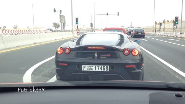 Ferrari F430 Scuderia nearly crashing into an idiot on Umm Suqeim Road смотреть онлайн