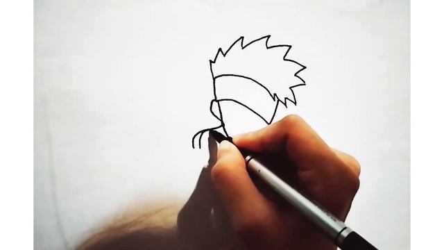 Как нарисовать Какаши. How To Draw Kakashi.Какашидің  суретін салу.