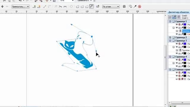 Уроки Корел. CorelDRAW для продвинутых. Доп. параметры ''''Оболочки'''' (8) Хорошее качество видео
