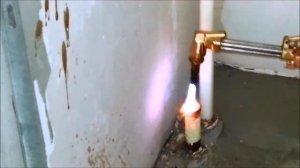 Развальцовка стояка отопления. Замена радиатора. Врезка