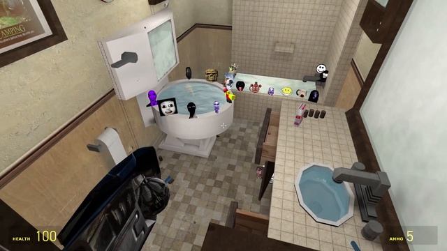 Nico's Nextbots in Bathroom !!! смотреть онлайн
