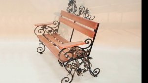 Кованые скамейки для вашего дома и сада