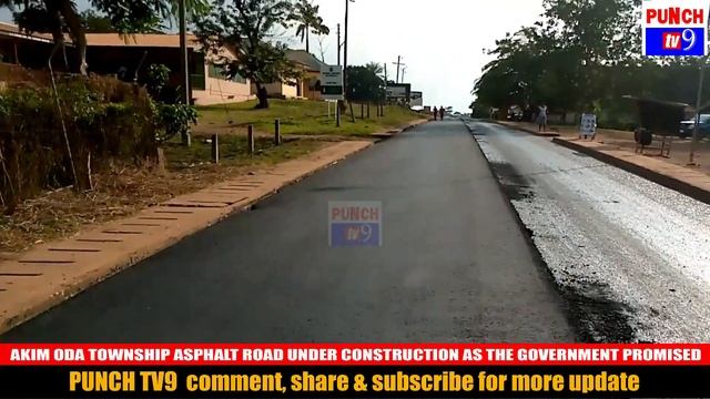 AKIM ODA -E/R TOWNSHIP ASPHALT ROAD UNDER CONSTRUCTION AS THE GOVERNMENT PROMISED смотреть онлайн