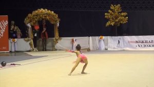 Пирлик Анита 8 лет булавы художественная гимнастика дети