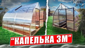 КАПЕЛЬКА  3М. КАПЛЕВИДНАЯ ФОРМА ТЕПЛИЦЫ.